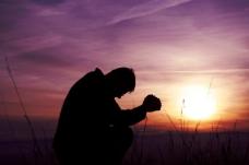 Praying at Sunrise