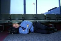 Sleeping In Airport